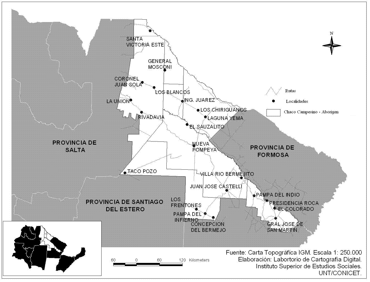 Longhi, Mapa 1