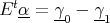 t E α-= γ0 - γ1 